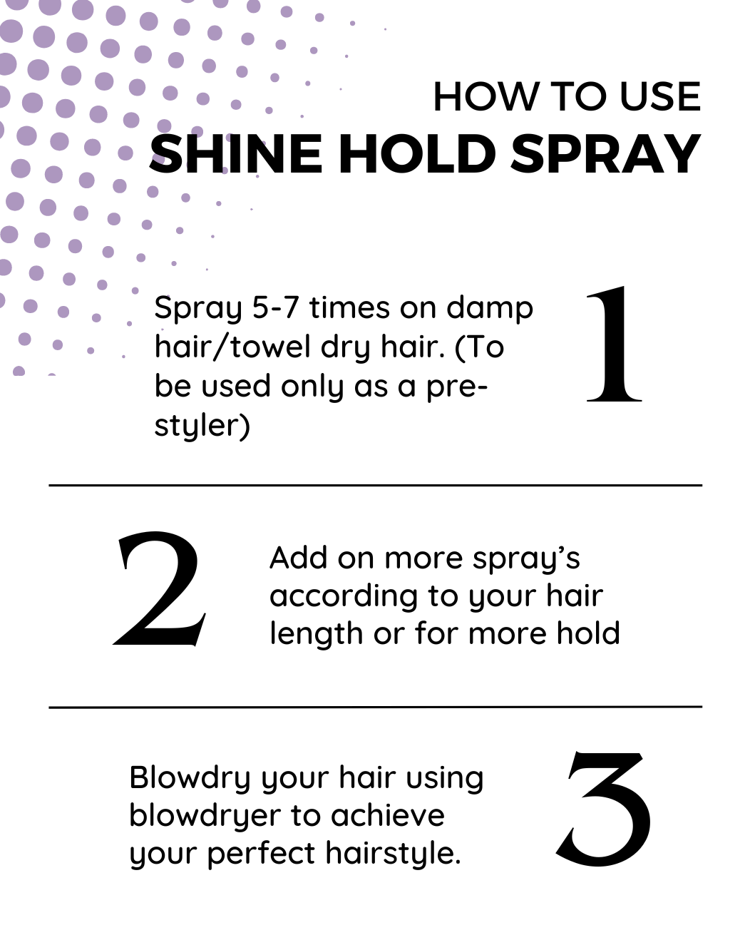 SHINE HOLD SPRAY